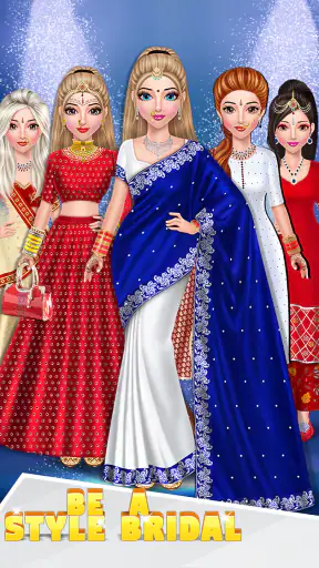 भारतीय शादी: ड्रैसअप मेकअप screenshot