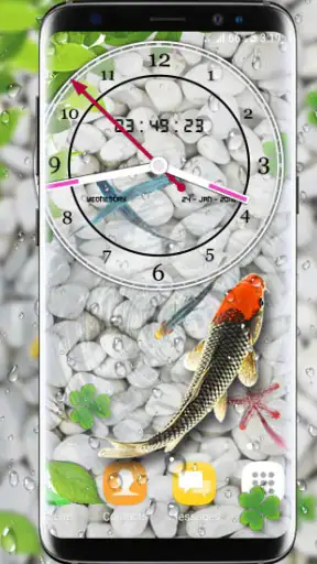 मछली जीना वॉलपेपर मछलीघर koi screenshot