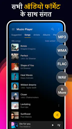 म्यूजिक प्लेयर - MP3 प्लेयर screenshot