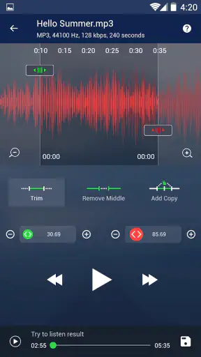 म्यूजिक प्लेयर - एमपी 3 प्लेयर screenshot