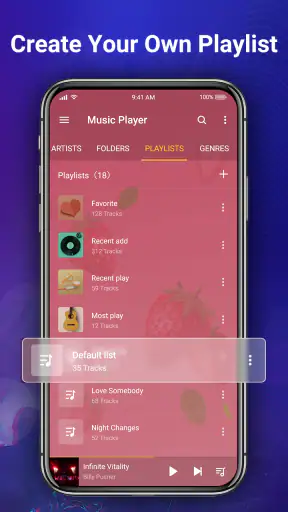 म्यूजिक प्लेयर - एमपी३ प्लेयर screenshot
