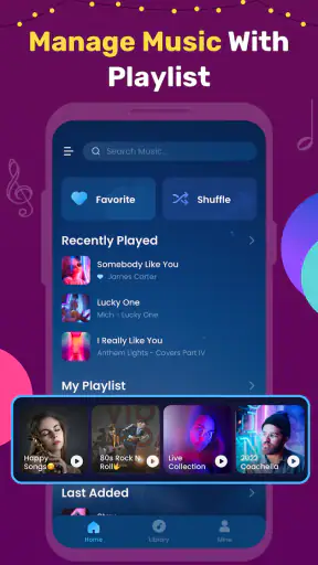 म्यूजिक प्लेयर और एमपी3 प्लेयर screenshot