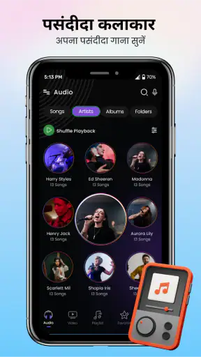 म्यूजिक प्लेयर और एमपी3 म्यूजि screenshot