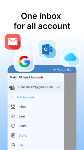 मेल - सभी ईमेल खाते screenshot