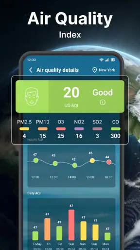 मौसम का पूर्वानुमान ऐप screenshot