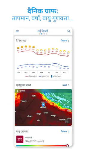 मौसम पूर्वानुमान - Meteored screenshot
