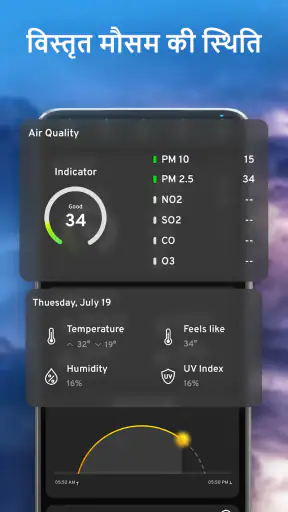 मौसम पूर्वानुमान और विजेट screenshot