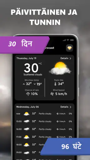 मौसम पूर्वानुमान और विजेट screenshot
