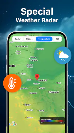 मौसम रडार और पूर्वानुमान screenshot