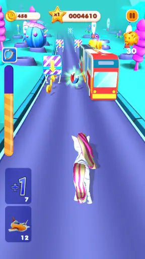 यूनिकॉर्न रश: एआई रनर गेम screenshot
