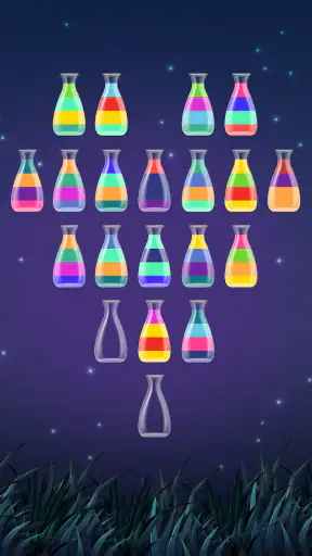रंग जल छँटाई - पहेली खेल screenshot