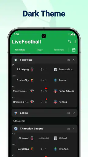 लाइवस्कोर: फ़ुटबॉल लाइव मैच screenshot