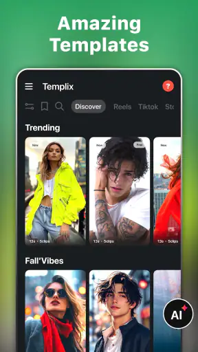 वीडियो एडिटर और मेकर - Templix screenshot