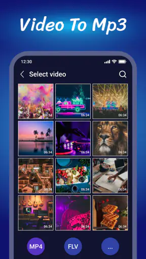 वीडियो को ऑडियो/MP3 में बदलना screenshot