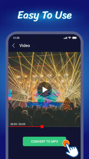 वीडियो को ऑडियो/MP3 में बदलना screenshot
