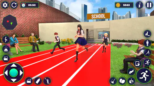 वर्चुअल हाई स्कूल गर्ल लाइफ 3d screenshot