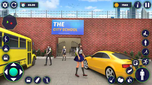वर्चुअल हाई स्कूल गर्ल लाइफ 3d screenshot