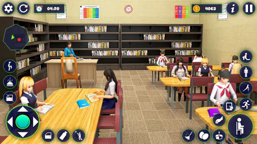 वर्चुअल हाई स्कूल गर्ल लाइफ 3d screenshot