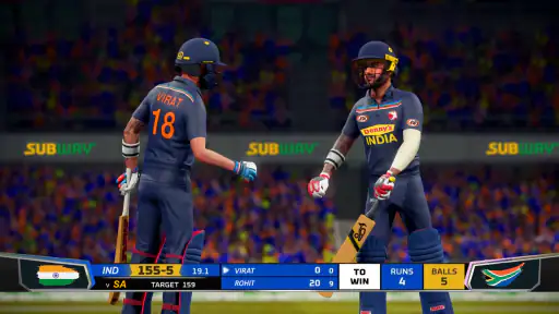 वास्तविक विश्व क्रिकेट खेल screenshot
