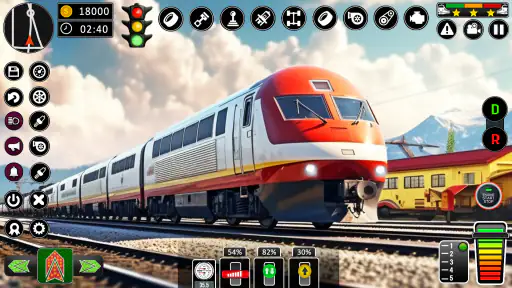शहर रेलगाड़ी गेम: ड्राइविंग screenshot