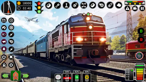 शहर रेलगाड़ी गेम: ड्राइविंग screenshot