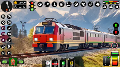 शहर रेलगाड़ी गेम: ड्राइविंग screenshot