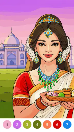 संख्या रंग खेलों द्वारा रंगना screenshot