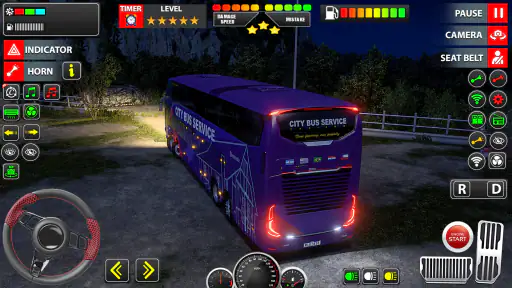 सिटी बस गेम्स सिम्युलेटर 3डी screenshot