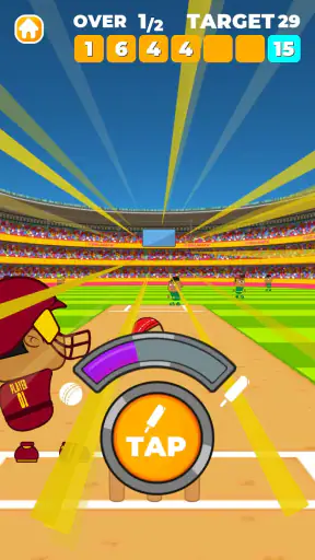 स्टिक क्रिकेट खेल screenshot