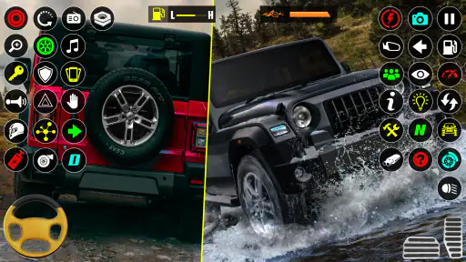 सड़क से हटकर SUV: 4x4 थार गेम screenshot