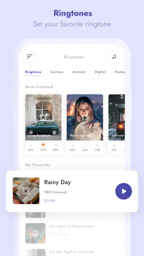 सामाजिक रिंगटोन, वॉलपेपर screenshot