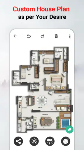 हाउस डिजाइन प्लान 3डी ऐप screenshot