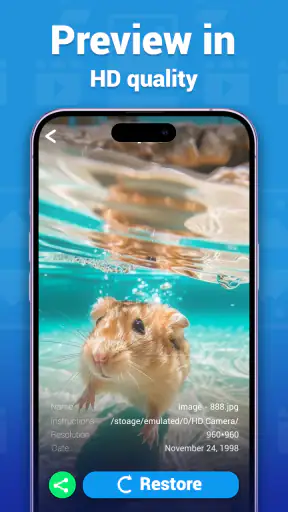 हटाई गई फ़ाइलें पुनर्प्राप्त क screenshot