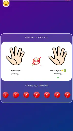 हैंड क्रिकेट - टीम बैटलस screenshot