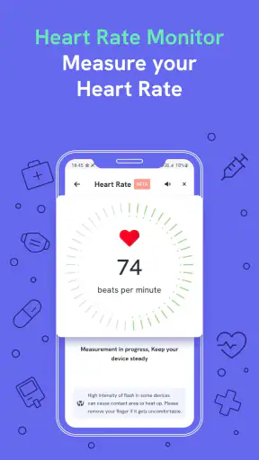 हार्ट रेट, हेल्थ रिकॉर्ड, ABHA screenshot