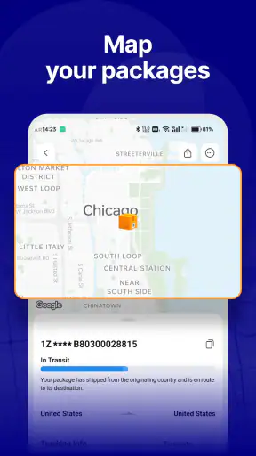 17TRACK Tracciamento Pacchi screenshot