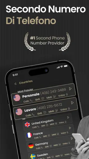 2nd Line Virtual Number & eSIM screenshot