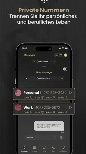 2nd Line Virtual Number & eSIM screenshot