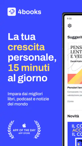 4books: audiolibri e podcasts screenshot