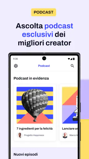 4books: audiolibri e podcasts screenshot