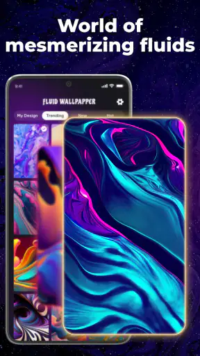 4D Wallpaper: Fluid Simulation screenshot