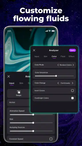 4D Wallpaper: Fluid Simulation screenshot