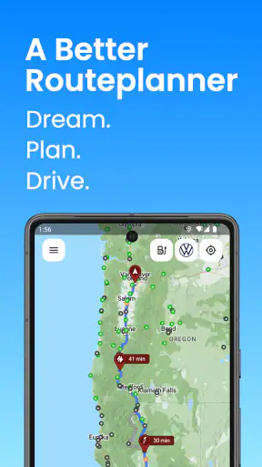 A Better Routeplanner (ABRP) screenshot