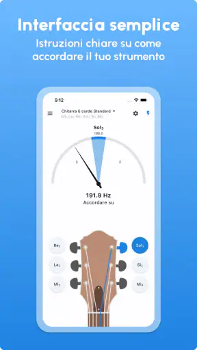 Accordatore Chitarra LikeTones screenshot