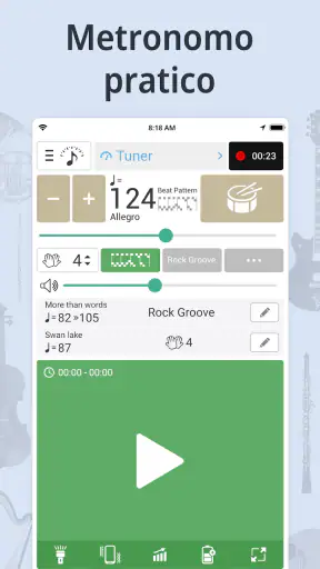 Accordatore e metronomo screenshot