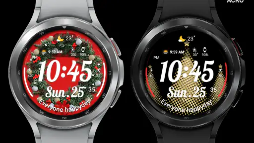 ACRO Happy Christmas Watchface screenshot