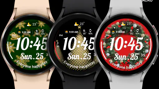 ACRO Happy Christmas Watchface screenshot