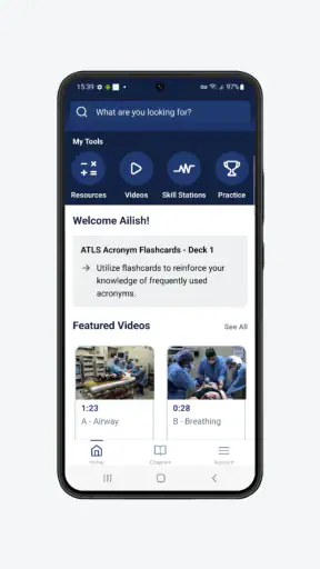 ACS MyATLS screenshot