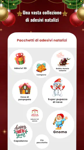 Adesivi Natalizi per WhatsApp screenshot