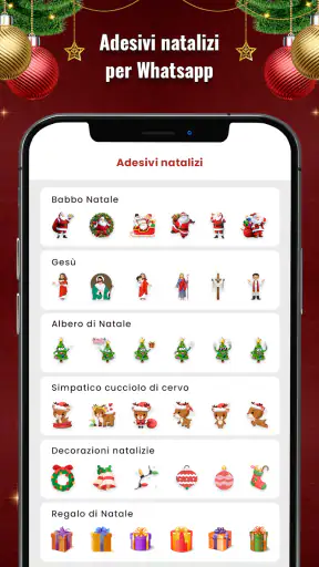 Adesivi Natalizi per WhatsApp screenshot
